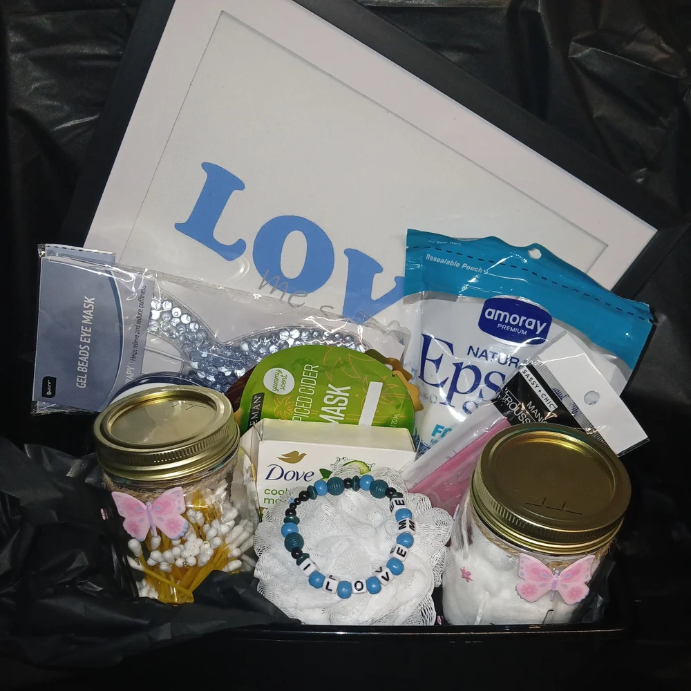 Pamper Gift Set - Blue Accents